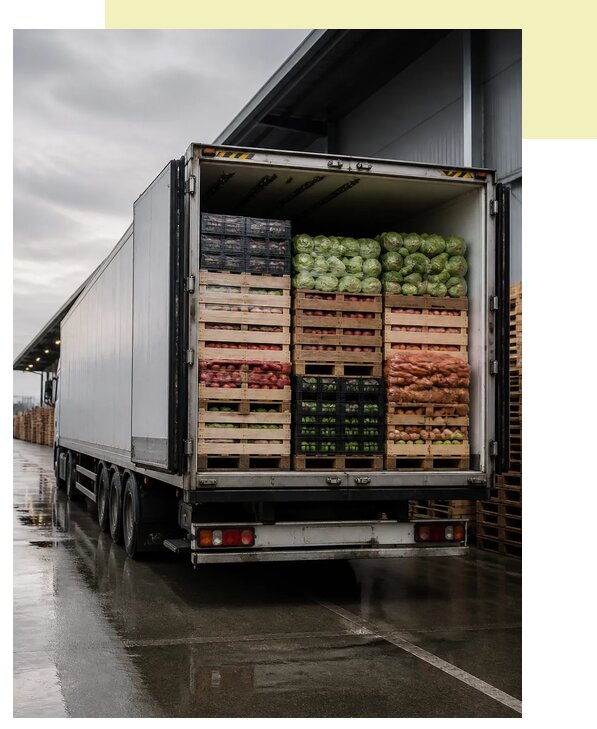 Перевозка плодоовощной продукции в Тихвин по цене от 5464 р. | Агросервис-Тхв